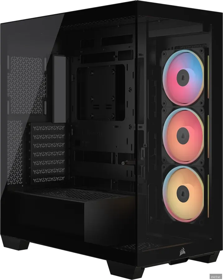 Corsair 3500X LX-R RGB iCUE LINK PC-chassi (svart, glas)